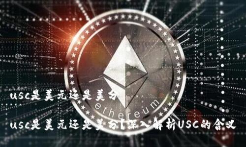 usc是美元还是美分

usc是美元还是美分？深入解析USC的含义