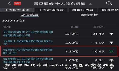 轻松添加代币到imToken钱包的完整指南