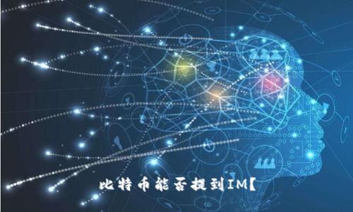 比特币能否提到IM？